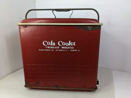Vintage cola cooler 1950 - cola,