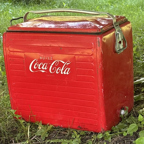 Vintage coca cola cooler made - cola,